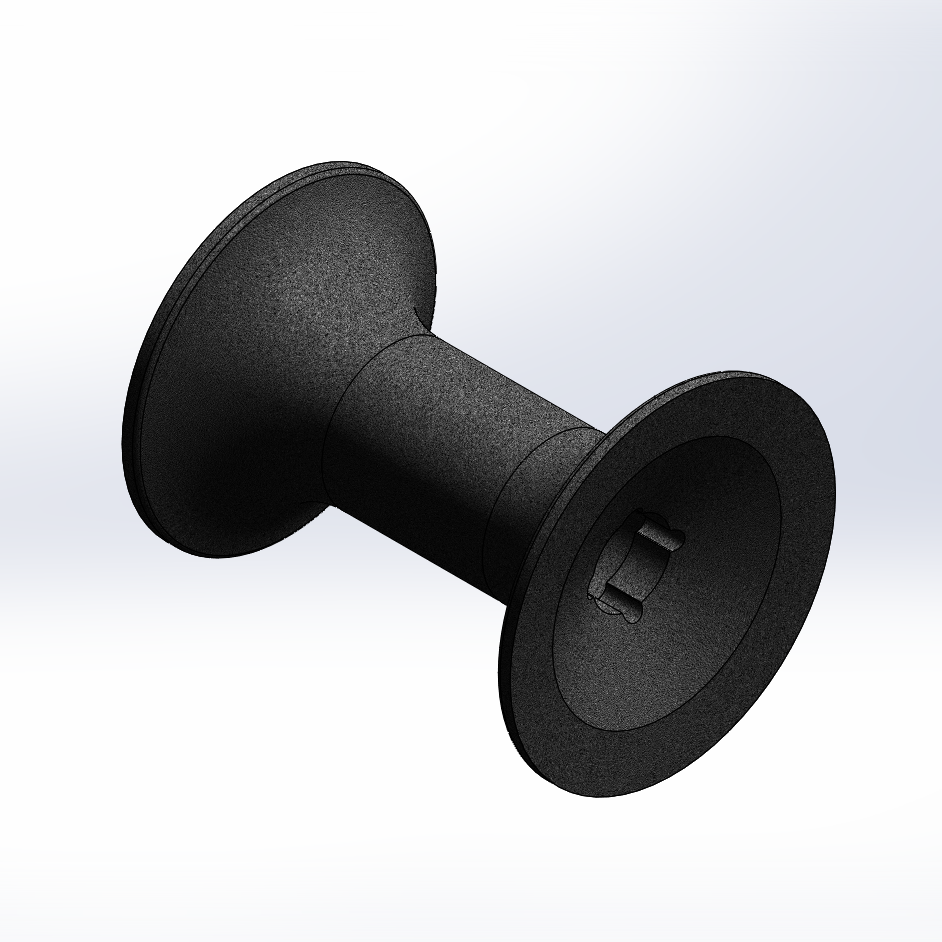 PP-CARRETEL SEPARADOR 172MM X Ø1.1/4"